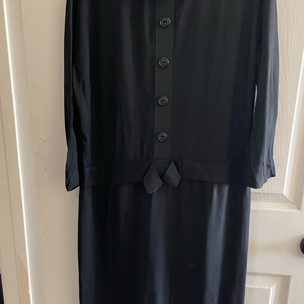 Abercrombie & Fitch Vintage 50s Black Long Sleeve Dress